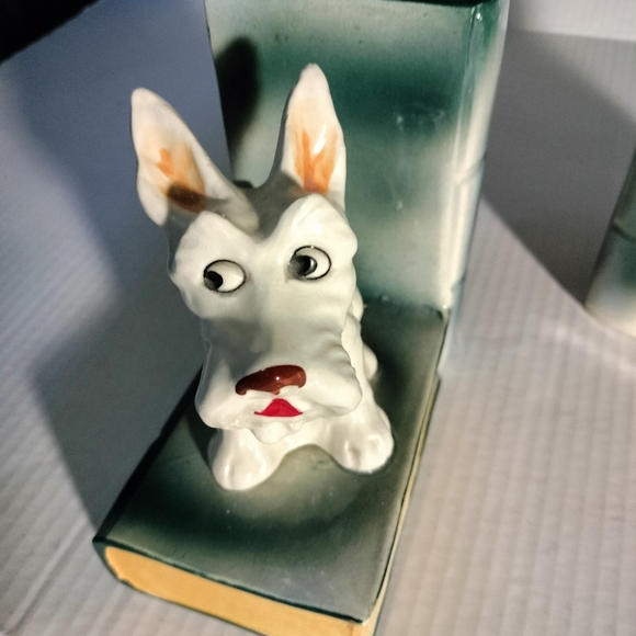 Vintage Scotty dogs bookends ceramic - Picture 6 of 11
